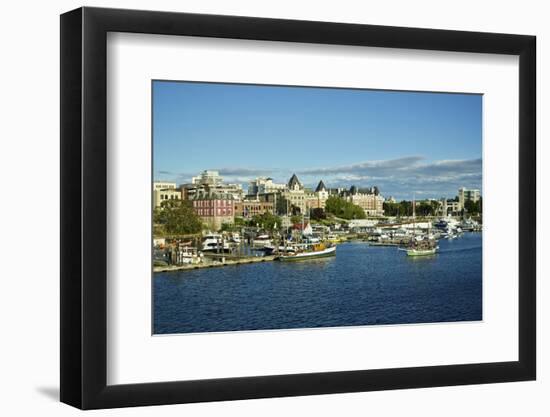 Canada, British Columbia. City of Victoria seen from the harbor-Michele Molinari-Framed Photographic Print