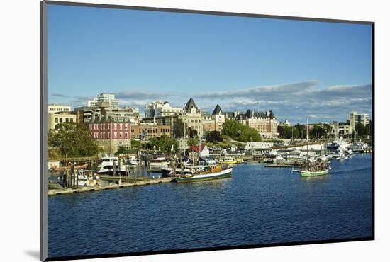 Canada, British Columbia. City of Victoria seen from the harbor-Michele Molinari-Mounted Photographic Print