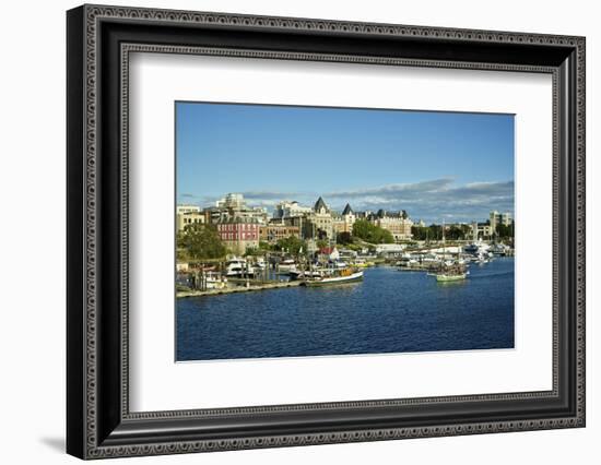 Canada, British Columbia. City of Victoria seen from the harbor-Michele Molinari-Framed Photographic Print