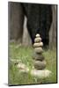 Canada, British Columbia, Cowichan Valley. Balanced Rocks at a Lavender Farm-Kevin Oke-Mounted Photographic Print