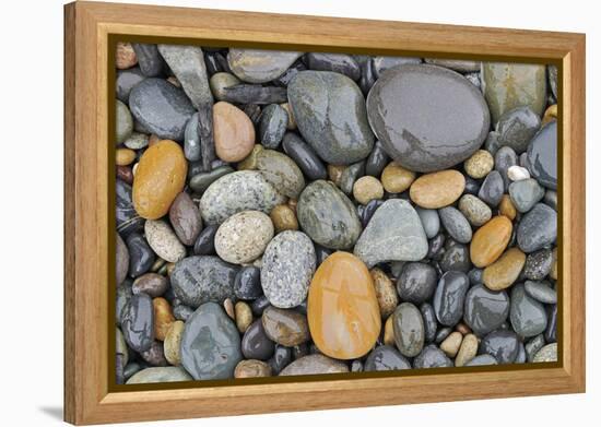 Canada, British Columbia, Naikoon Provincial Park. Rocks on Agate Beach.-Jaynes Gallery-Framed Premier Image Canvas