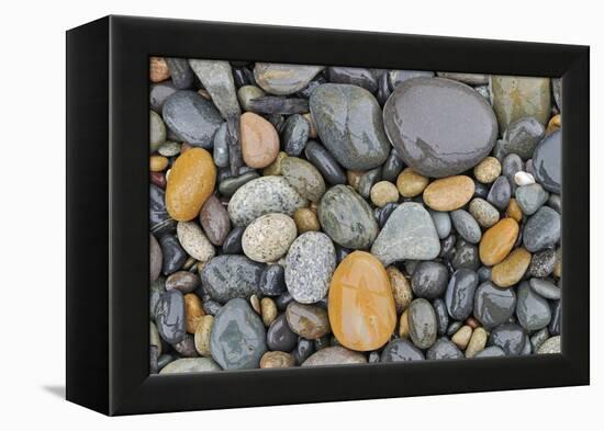 Canada, British Columbia, Naikoon Provincial Park. Rocks on Agate Beach.-Jaynes Gallery-Framed Premier Image Canvas