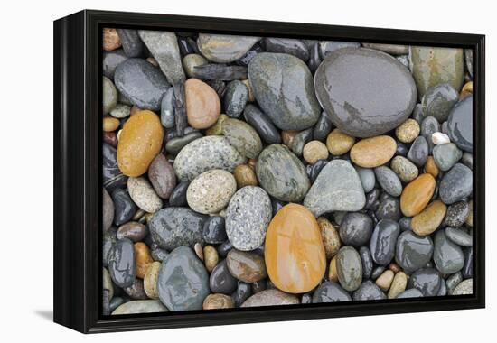 Canada, British Columbia, Naikoon Provincial Park. Rocks on Agate Beach.-Jaynes Gallery-Framed Premier Image Canvas