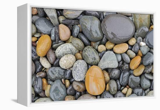 Canada, British Columbia, Naikoon Provincial Park. Rocks on Agate Beach.-Jaynes Gallery-Framed Premier Image Canvas