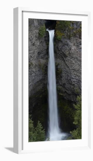 Canada, British Columbia. Panoramic image, Spahats Falls, Wells-Gray Provincial Park.-Judith Zimmerman-Framed Photographic Print