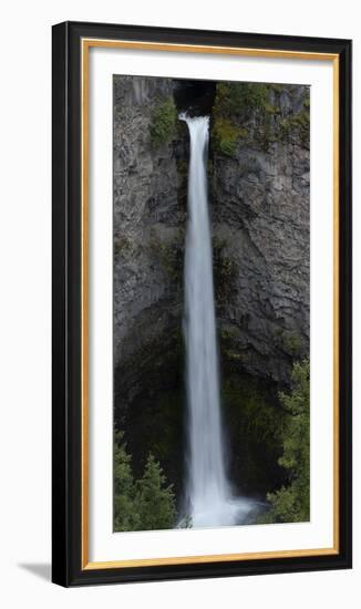 Canada, British Columbia. Panoramic image, Spahats Falls, Wells-Gray Provincial Park.-Judith Zimmerman-Framed Photographic Print
