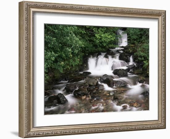 Canada, British Columbia, Prince Rupert, Waterfall-Mike Grandmaison-Framed Photographic Print