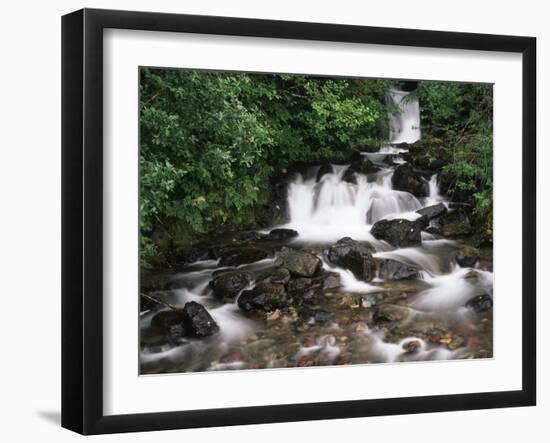 Canada, British Columbia, Prince Rupert, Waterfall-Mike Grandmaison-Framed Photographic Print