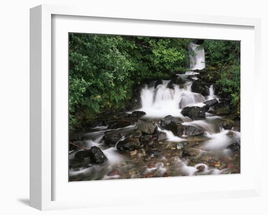 Canada, British Columbia, Prince Rupert, Waterfall-Mike Grandmaison-Framed Photographic Print