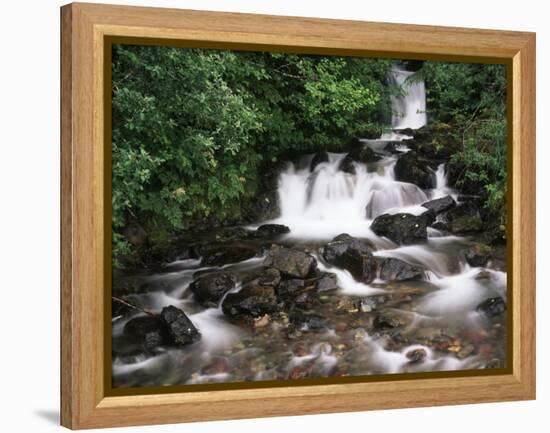 Canada, British Columbia, Prince Rupert, Waterfall-Mike Grandmaison-Framed Premier Image Canvas