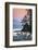 Canada, British Columbia, Tofino. Schooner Cove sunset.-Yuri Choufour-Framed Photographic Print