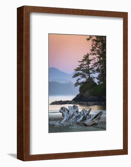 Canada, British Columbia, Tofino. Schooner Cove sunset.-Yuri Choufour-Framed Photographic Print