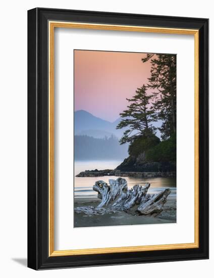 Canada, British Columbia, Tofino. Schooner Cove sunset.-Yuri Choufour-Framed Photographic Print