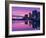 Canada, British Columbia, Vancouver, City View and Canada Place from Coal Harbour-Walter Bibikow-Framed Photographic Print