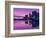 Canada, British Columbia, Vancouver, City View and Canada Place from Coal Harbour-Walter Bibikow-Framed Photographic Print