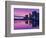 Canada, British Columbia, Vancouver, City View and Canada Place from Coal Harbour-Walter Bibikow-Framed Photographic Print