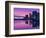 Canada, British Columbia, Vancouver, City View and Canada Place from Coal Harbour-Walter Bibikow-Framed Photographic Print