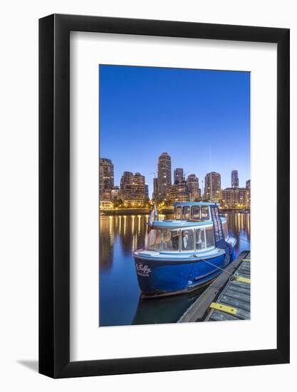 Canada, British Columbia, Vancouver, False Creek Water Taxi-Rob Tilley-Framed Photographic Print