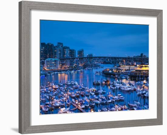 Canada, British Columbia, Vancouver, Granville Island-Walter Bibikow-Framed Photographic Print