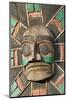 Canada, British Columbia, Vancouver Island. Raven Above Sea Serpent with Wolf and Macquinna Mask-Kevin Oke-Mounted Photographic Print