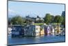 Canada, British Columbia, Victoria. Inner Harbor Fisherman Wharf Floating Village-Trish Drury-Mounted Photographic Print