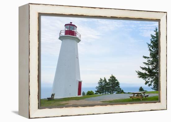 Canada, Cape George, Nova Scotia, Antigonish, Cape George Lighthouse-Bill Bachmann-Framed Premier Image Canvas