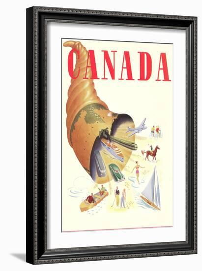 Canada Cornucopia-null-Framed Art Print