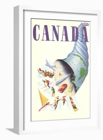 Canada Cornucopia-null-Framed Art Print