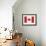 Canada Flag-ekler-Framed Art Print displayed on a wall