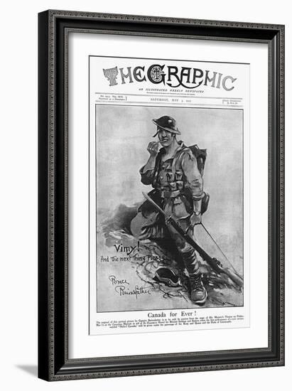 Canada for Ever!-Bruce Bairnsfather-Framed Art Print