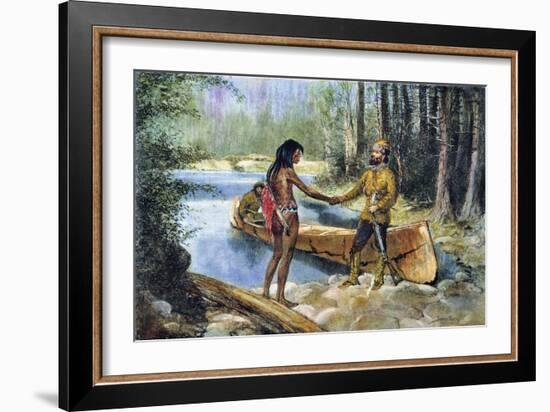 Canada: Fur Trade-Frederic Sackrider Remington-Framed Giclee Print