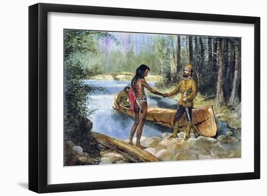 Canada: Fur Trade-Frederic Sackrider Remington-Framed Giclee Print