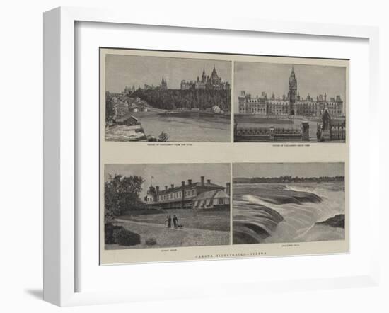 Canada Illustrated, Ottawa-null-Framed Giclee Print