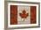 Canada License Plate Flag-Design Turnpike-Framed Giclee Print