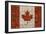 Canada License Plate Flag-Design Turnpike-Framed Giclee Print