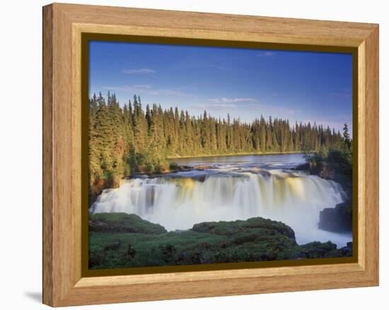 Canada, Manitoba, Pisew Falls-Mike Grandmaison-Framed Premier Image Canvas