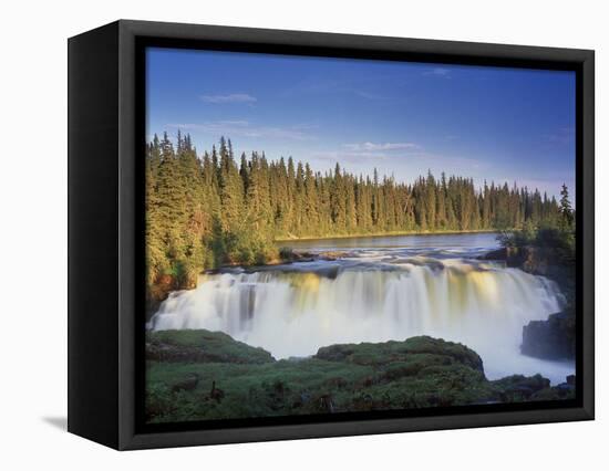 Canada, Manitoba, Pisew Falls-Mike Grandmaison-Framed Premier Image Canvas