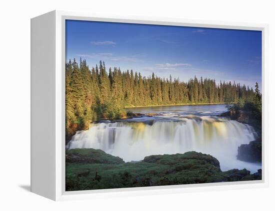 Canada, Manitoba, Pisew Falls-Mike Grandmaison-Framed Premier Image Canvas