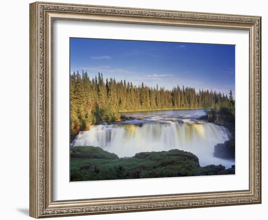 Canada, Manitoba, Pisew Falls-Mike Grandmaison-Framed Photographic Print