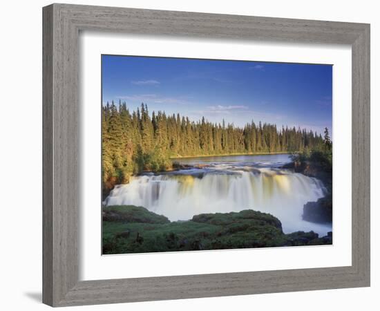 Canada, Manitoba, Pisew Falls-Mike Grandmaison-Framed Photographic Print