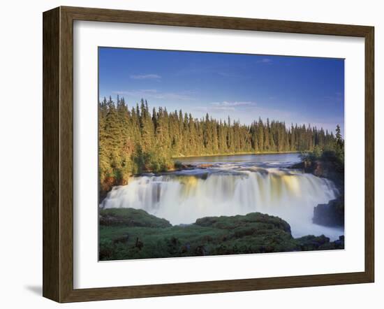 Canada, Manitoba, Pisew Falls-Mike Grandmaison-Framed Photographic Print