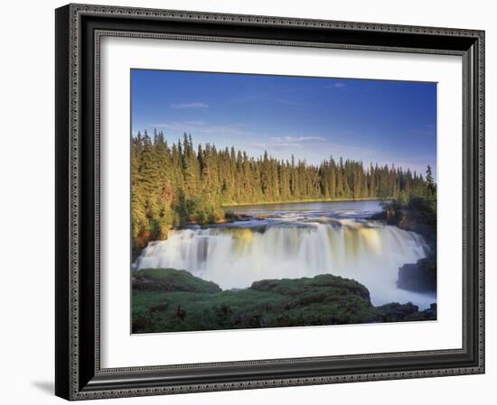 Canada, Manitoba, Pisew Falls-Mike Grandmaison-Framed Photographic Print