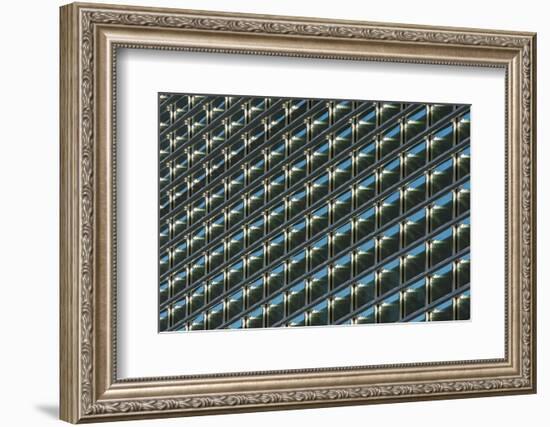 Canada, Manitoba, Winnipeg. Building abstract.-Jaynes Gallery-Framed Photographic Print