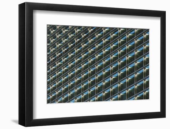 Canada, Manitoba, Winnipeg. Building abstract.-Jaynes Gallery-Framed Photographic Print