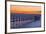 Canada, Manitoba, Winnipeg. Pier on Lake Winnipeg at dawn.-Jaynes Gallery-Framed Photographic Print