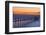 Canada, Manitoba, Winnipeg. Pier on Lake Winnipeg at dawn.-Jaynes Gallery-Framed Photographic Print