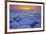 Canada, Manitoba, Winnipeg. Sunrise on Lake Winnipeg spring ice.-Jaynes Gallery-Framed Photographic Print