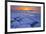 Canada, Manitoba, Winnipeg. Sunrise on Lake Winnipeg spring ice.-Jaynes Gallery-Framed Photographic Print