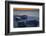 Canada, Manitoba, Winnipeg. Waves on shoreline rocks of Lake Winnipeg at dusk.-Jaynes Gallery-Framed Photographic Print