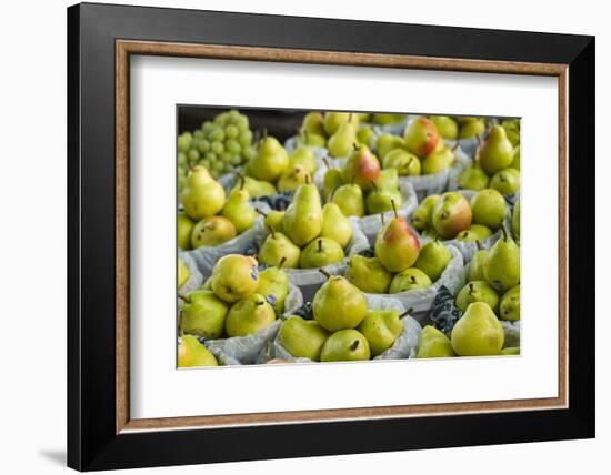 Canada, Montreal, Marche Jean Talon Market, Pears-Walter Bibikow-Framed Photographic Print